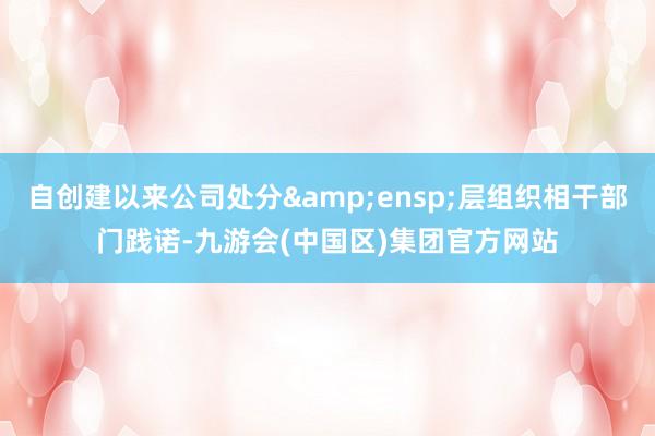 自创建以来公司处分 层组织相干部门践诺-九游会(中国区)集团官方网站