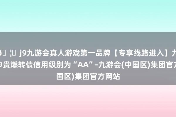 🦄j9九游会真人游戏第一品牌【专享线路进入】九游会J9贵燃转债信用级别为“AA”-九游会(中国区)集团官方网站