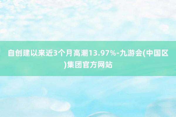 自创建以来近3个月高潮13.97%-九游会(中国区)集团官方网站